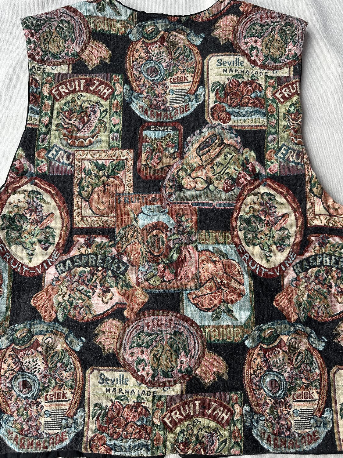 빈티지 자가드 베스트 L 상품이미지7