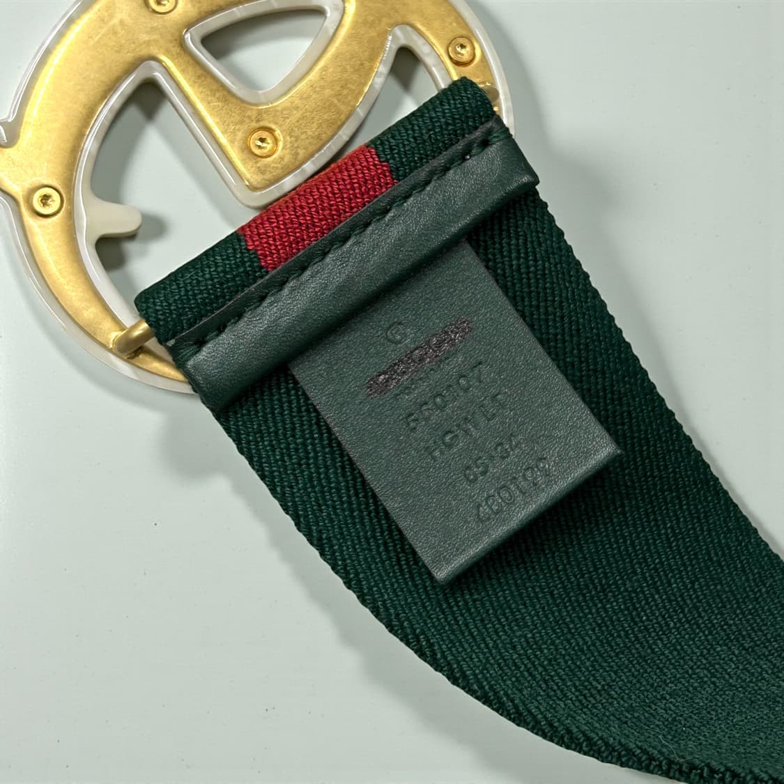 구찌 엘라스틱 웹 마블 GG버클 벨트 상품이미지7