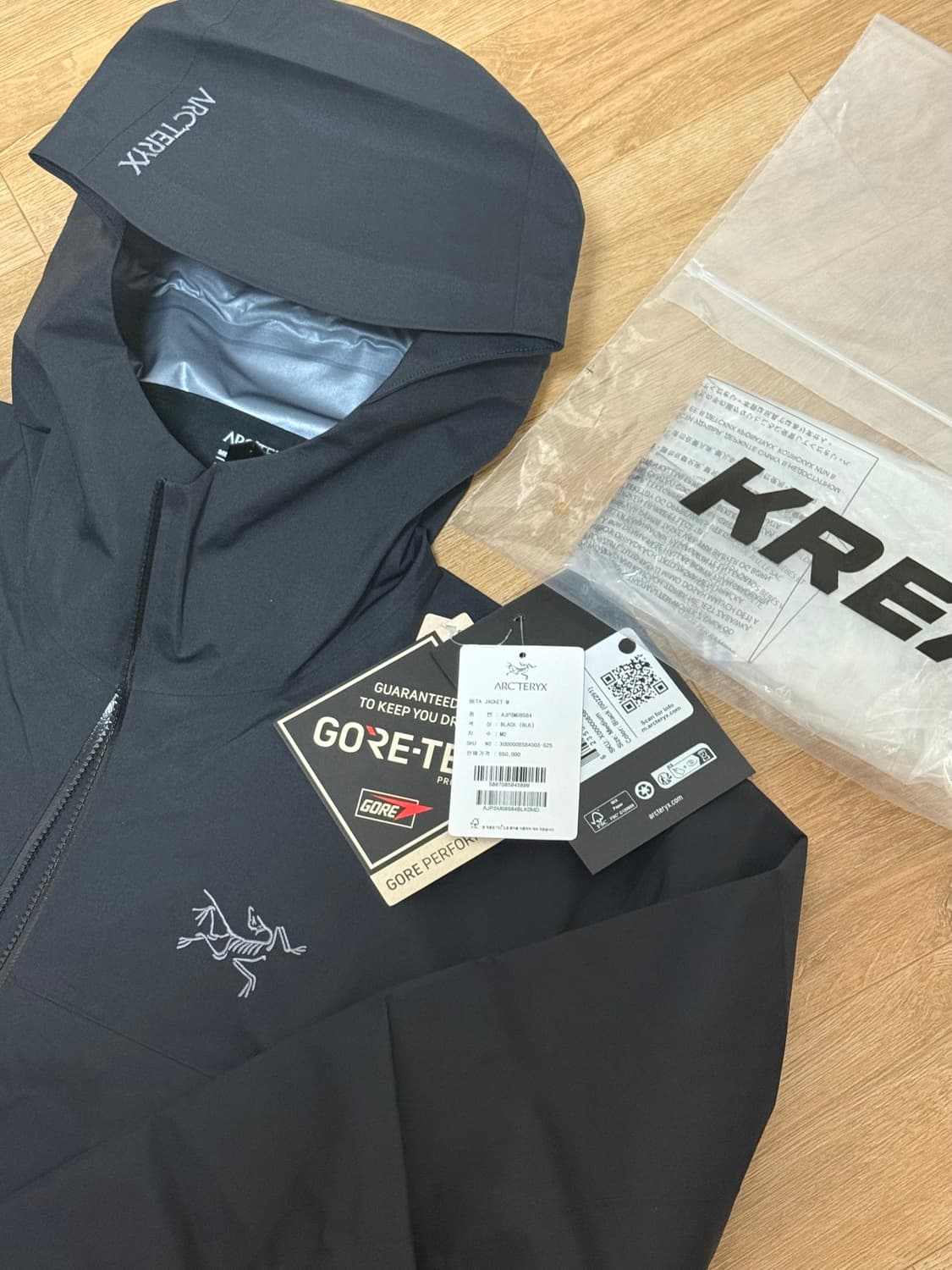 새상품 아크테릭스 베타 블랙자켓 상품이미지2