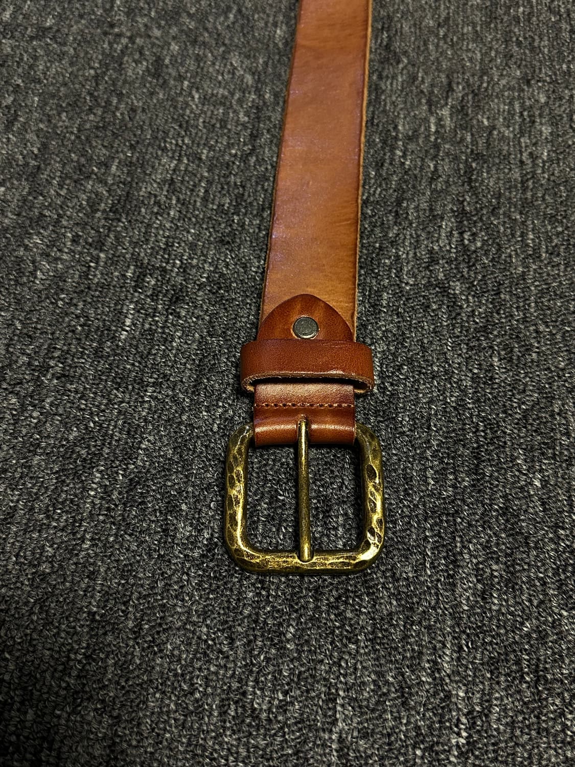 RRL(더블알엘) 레더 벨트 브라운 상품이미지2