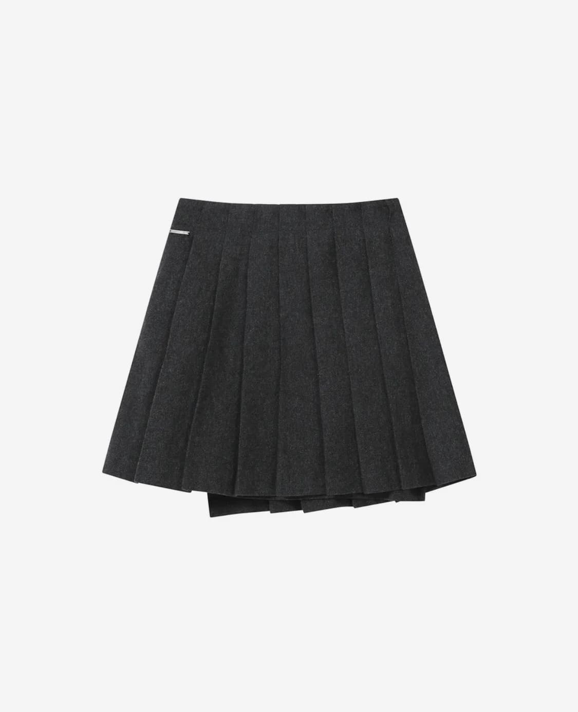 미세키서울 Wabi origami pleats midi skirt 차콜 상품이미지3