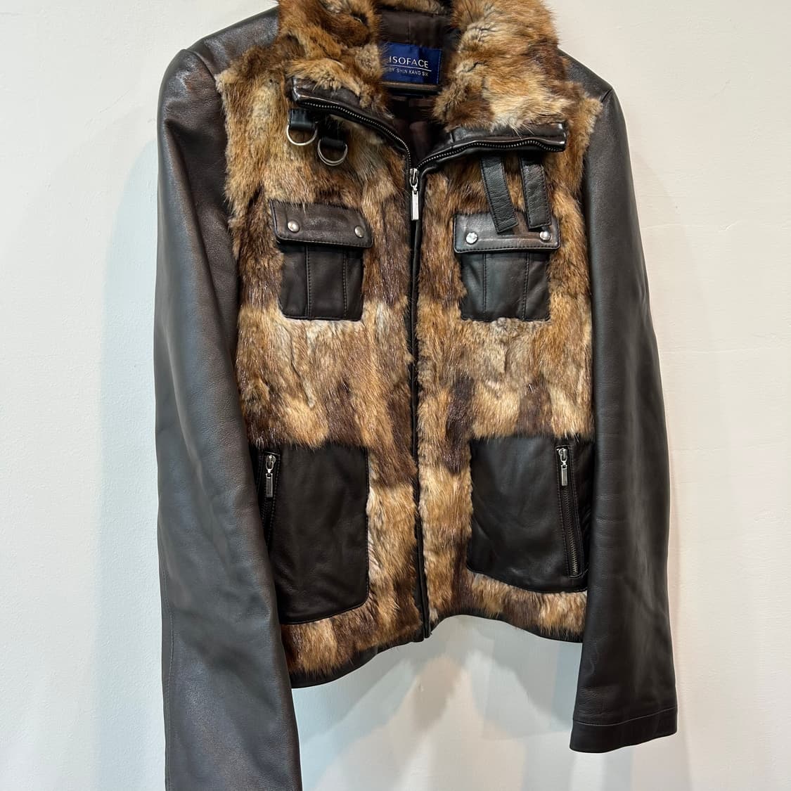 브라운 리얼퍼 양가죽자켓 상품이미지7
