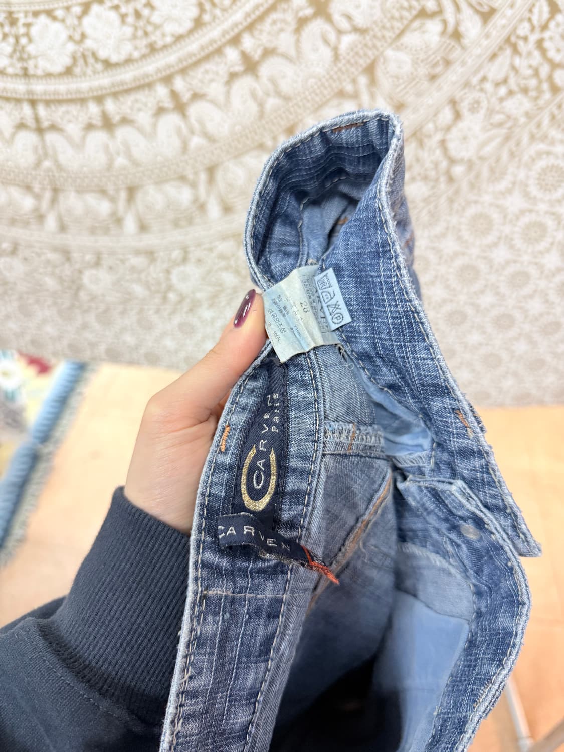 CARVEN 빈티지 디테일 데님팬츠 (Z1007) 상품이미지7