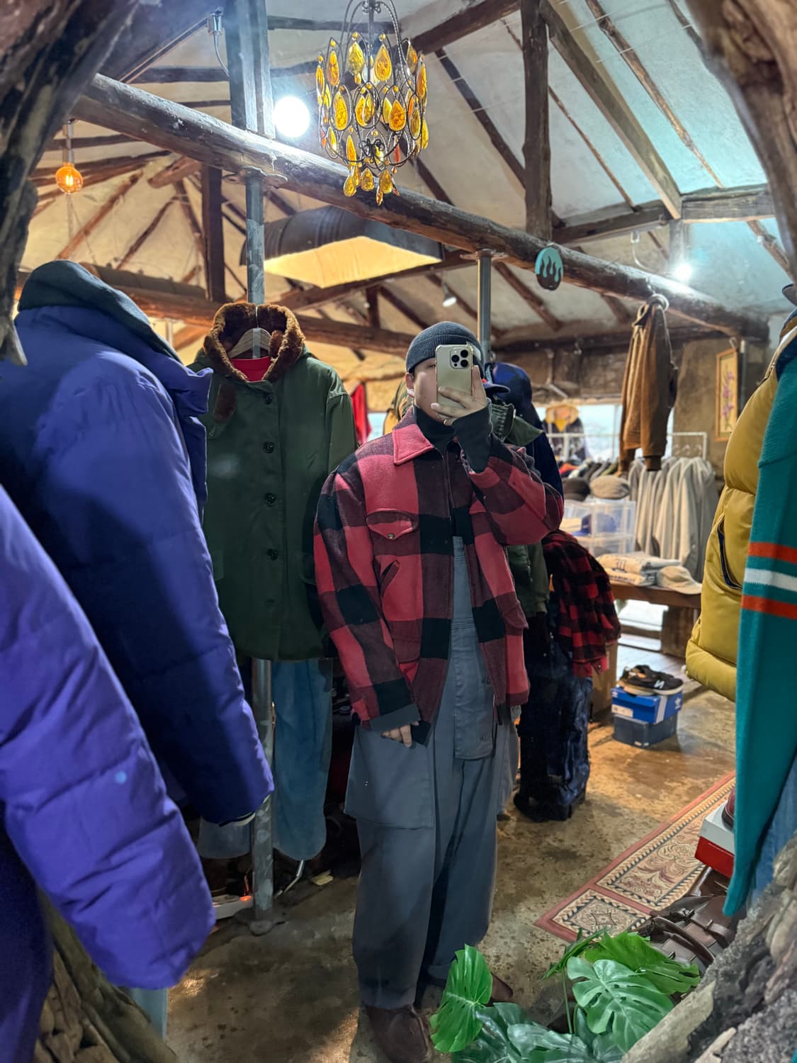 1940‘s Buffalo Check Wool Hunting Jacket 상품이미지7