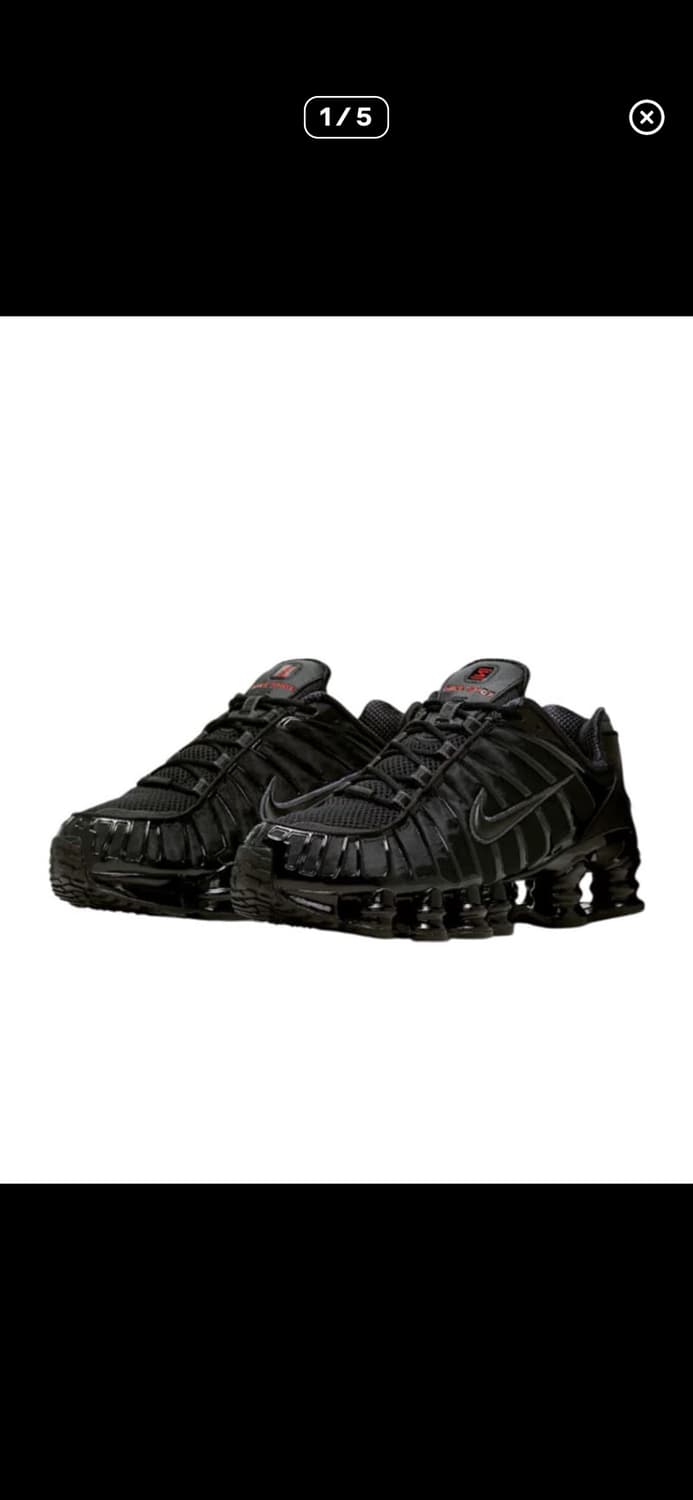 나이키 샥스 TL 블랙 메탈릭 헤마타이트 상품이미지1