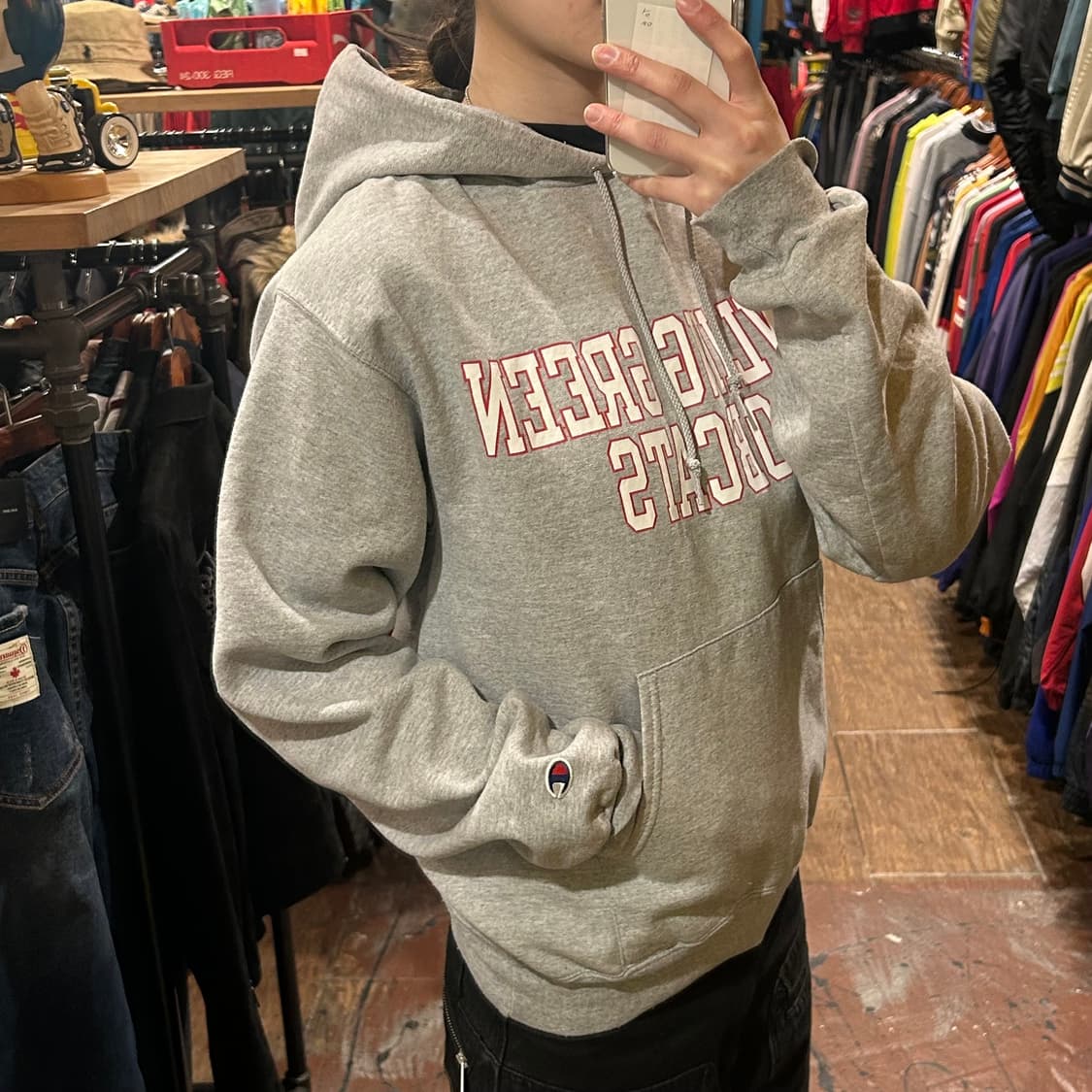 [HI] 챔피온 후드티 그레이 상품이미지3