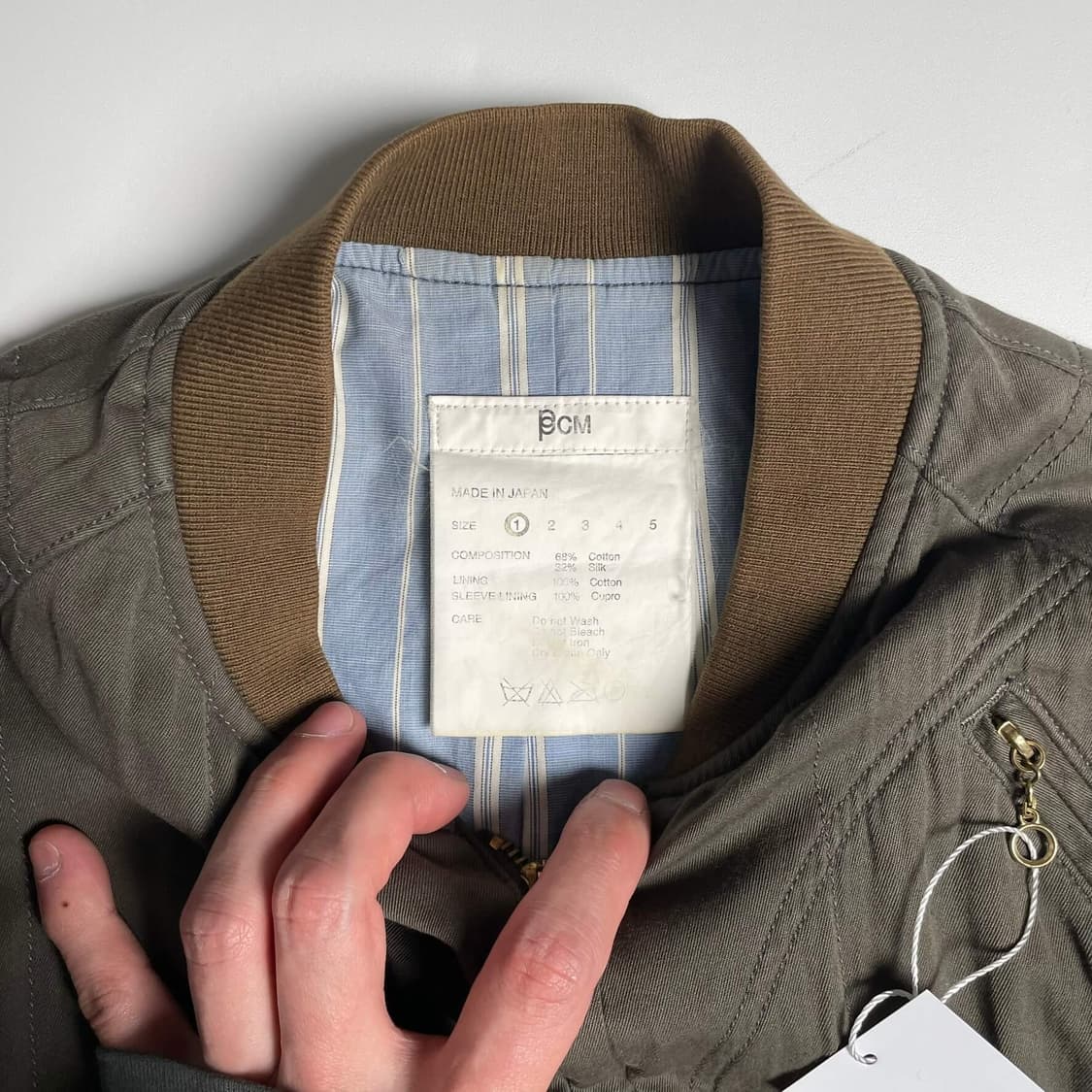 ppcm 스티치 포인트 코튼 실크 블렌드 자켓 상품이미지9