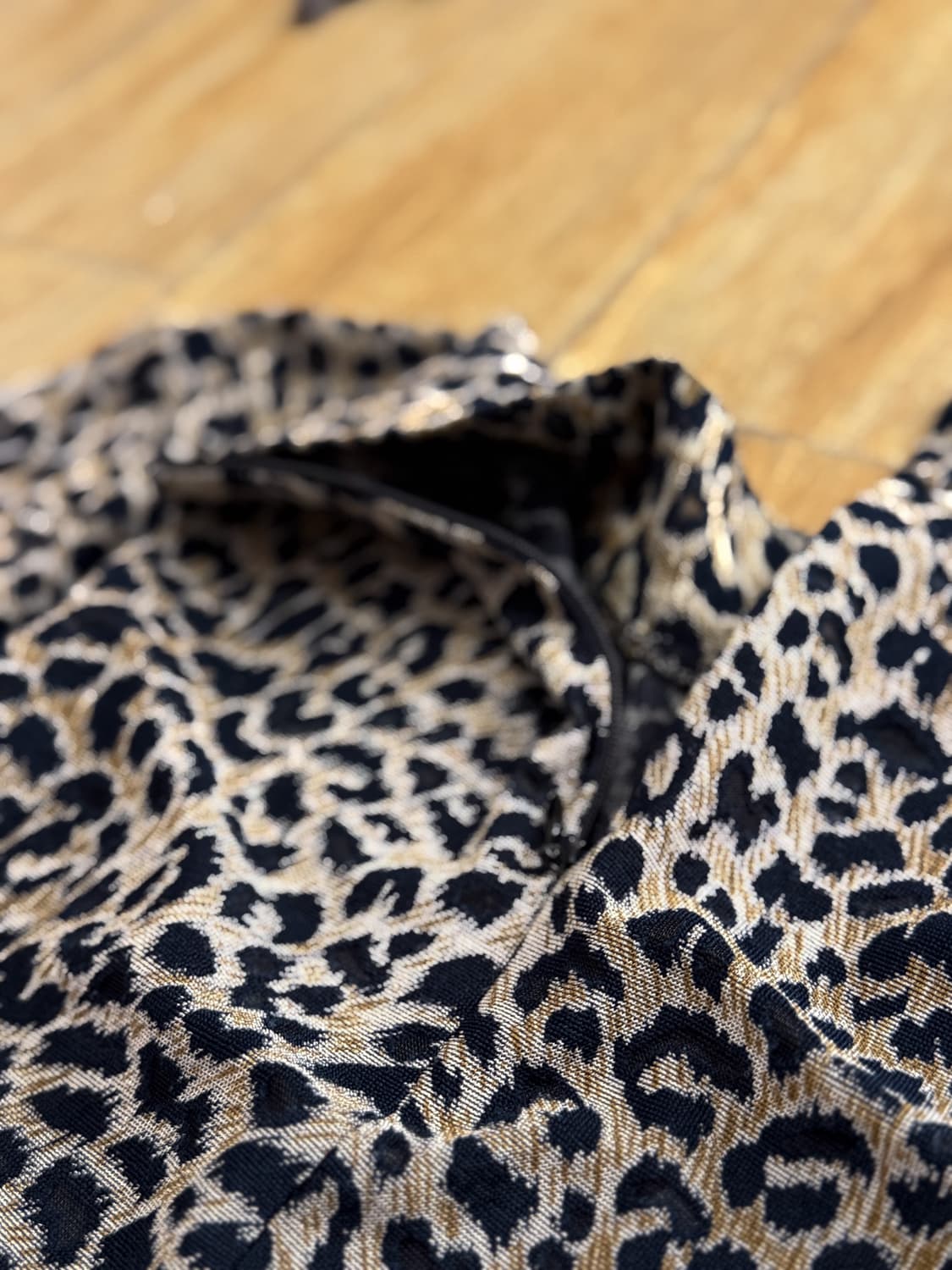 Half-Neck Leopard Blouse 0100 상품이미지5