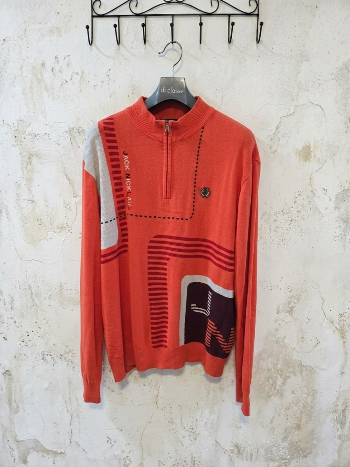 Jack Nicklaus 남성 반집업 니트 100 상품이미지1