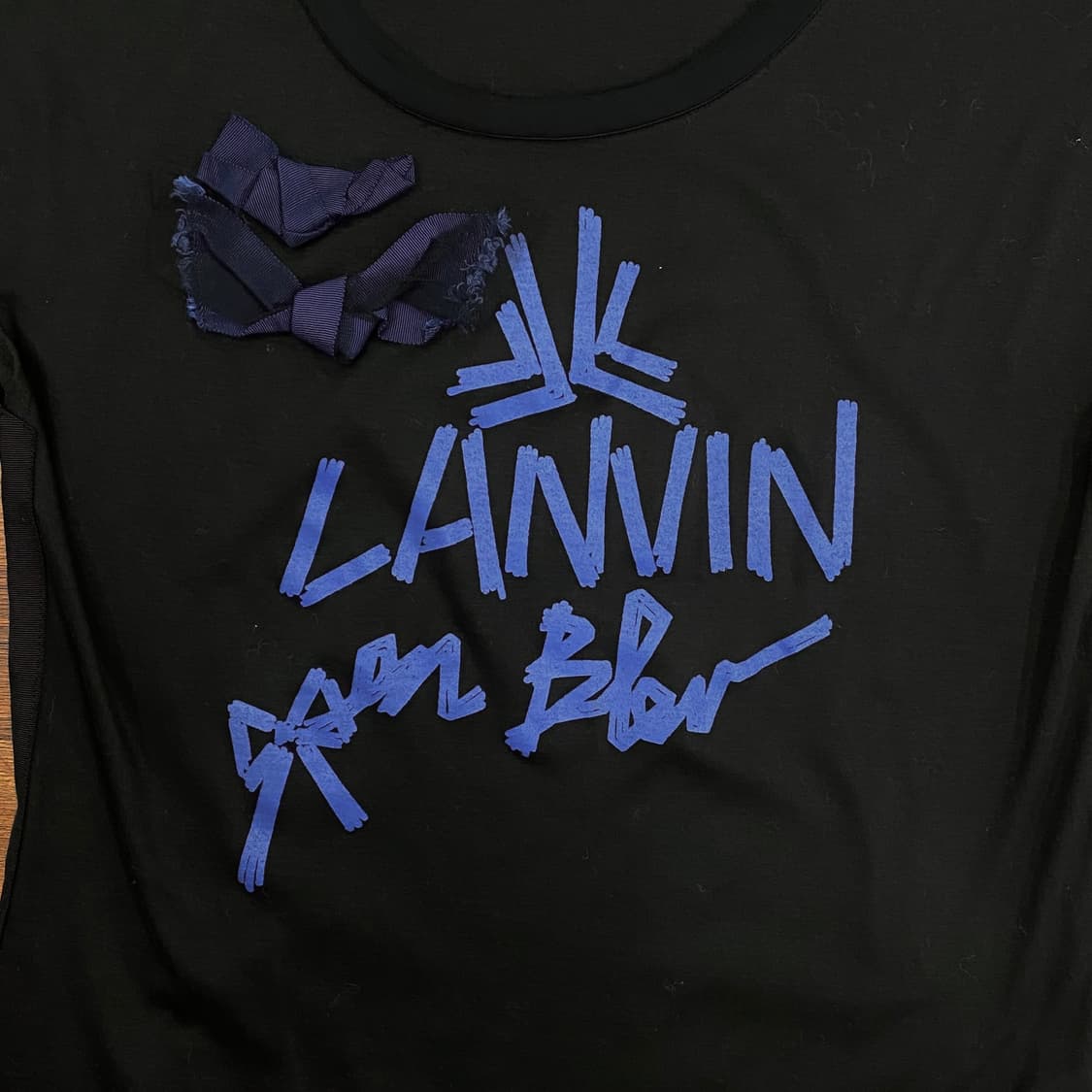 lanvin, Ribbon Black Top  상품이미지6