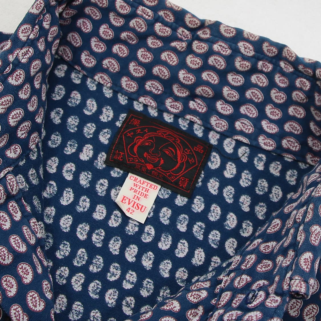 (착용컷) EVISU 패턴 카라 티셔츠 (남성용 100) 상품이미지5