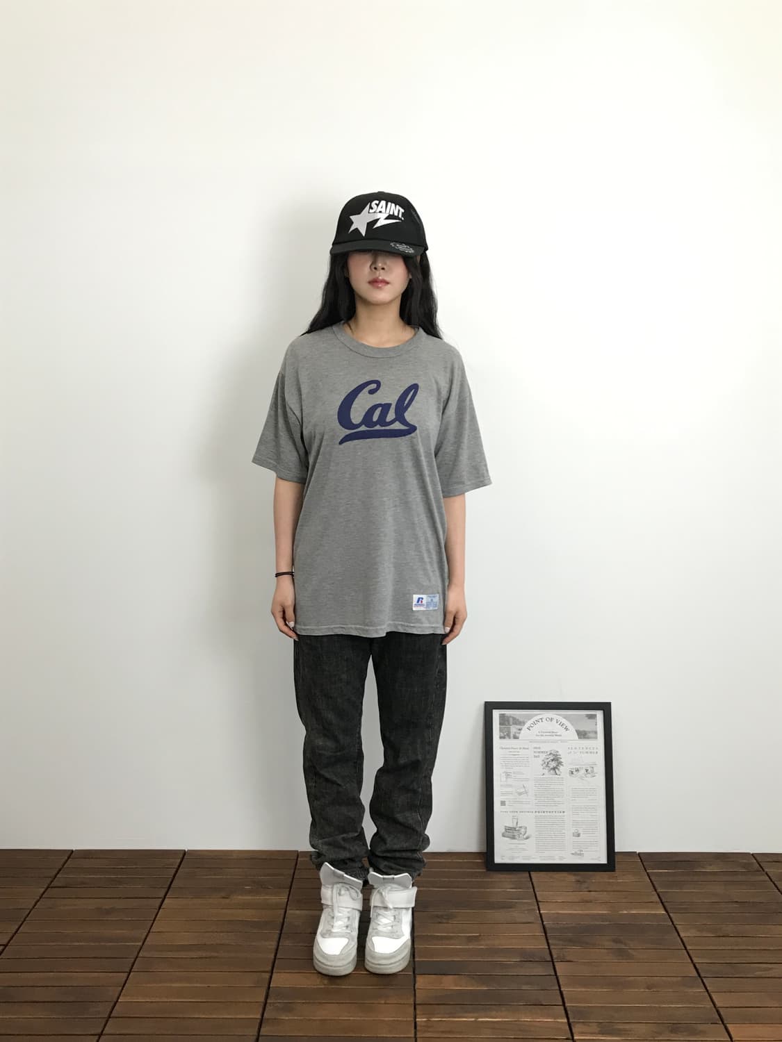 00's Russell Athletic Cal College Tee 상품이미지3