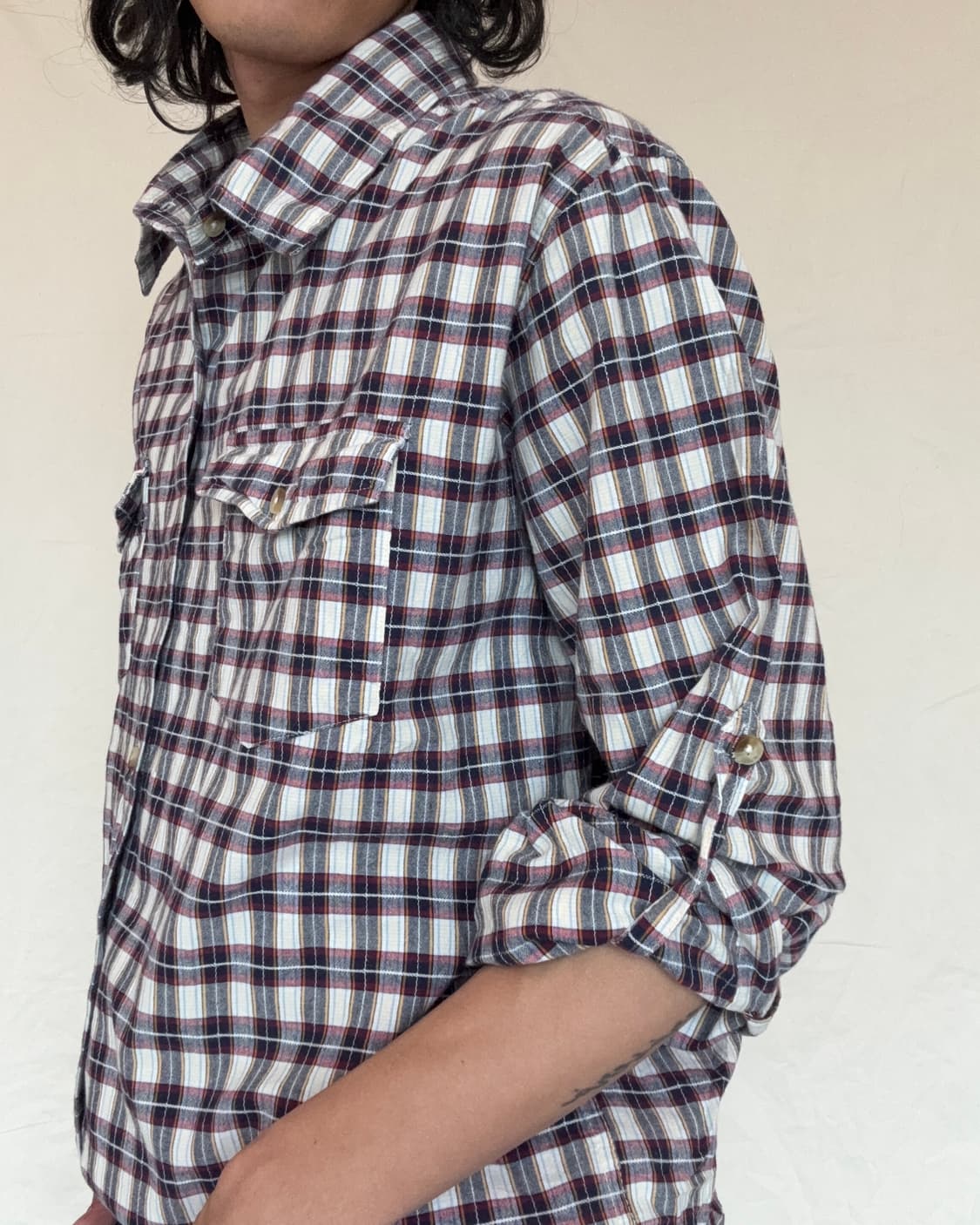 레드 체크 셔츠 상품이미지7