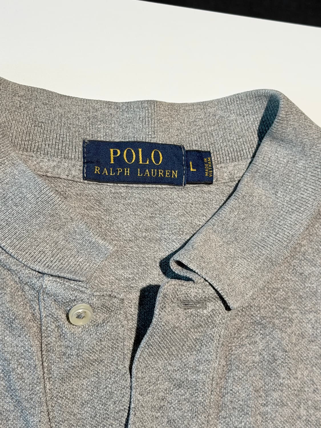 폴로 랄프로렌 카라티 반팔 회색 남성 L 상품이미지3
