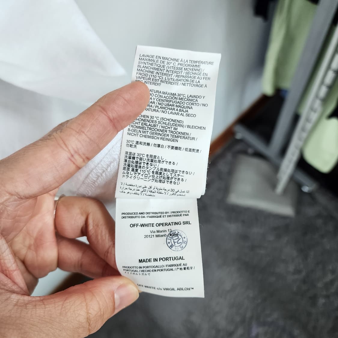 OFF-WHITE 심슨 반팔 티셔츠 화이트 상품이미지6