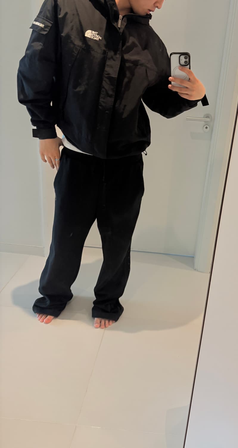 노스페이스 블랙 바람막이 자켓 L 상품이미지3
