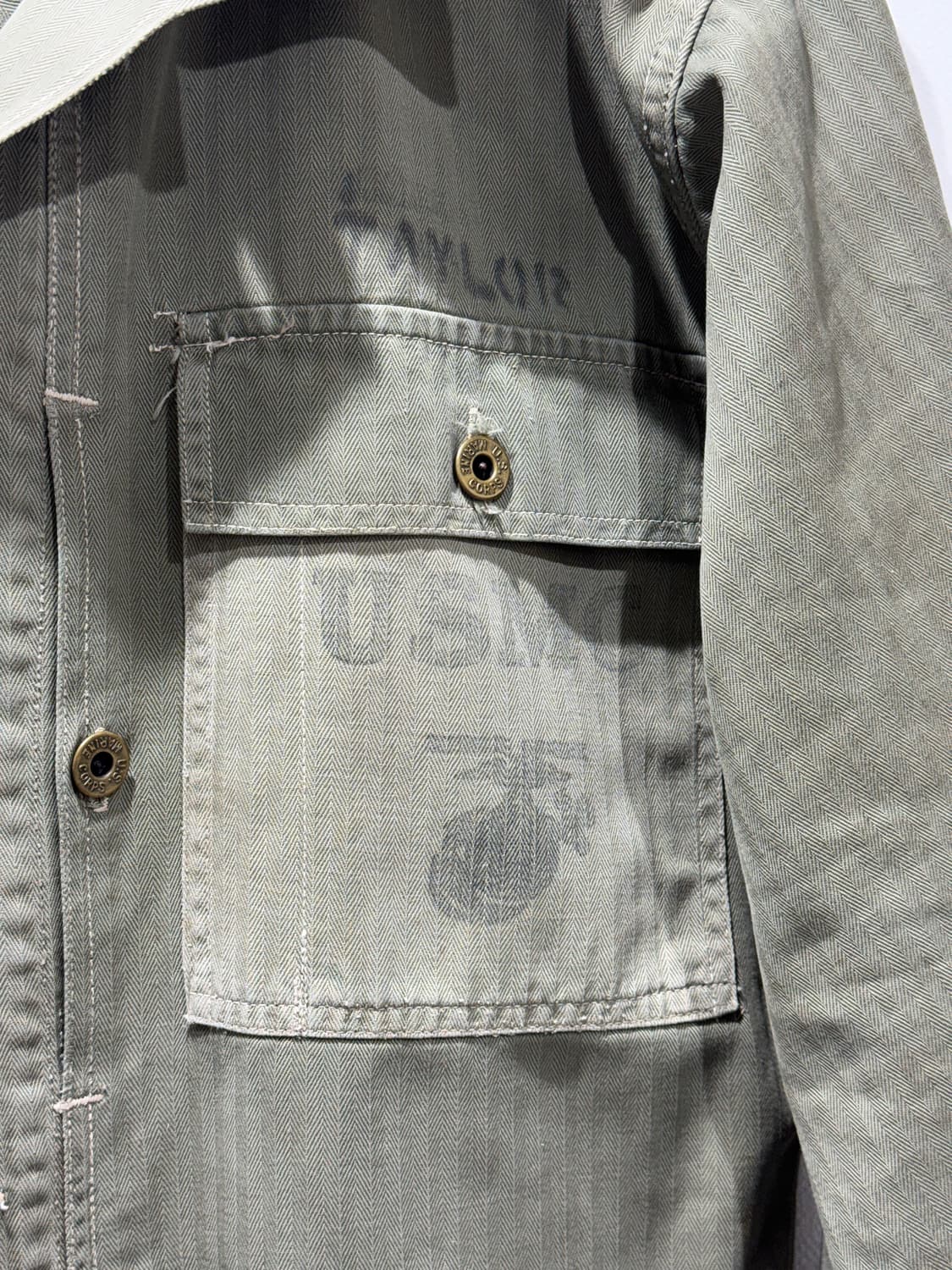 40s USMC P44 유틸리티 셔츠 상품이미지2