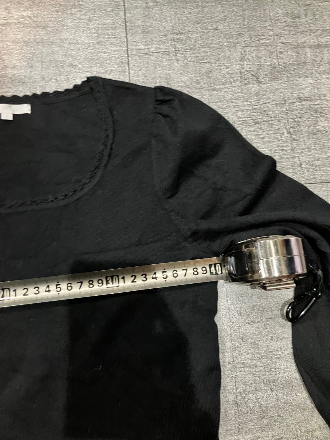 일본빈티지 Tobechic 하구미모리걸 달천깔페어리 리본 스퀘어니트스웨터 상품이미지3