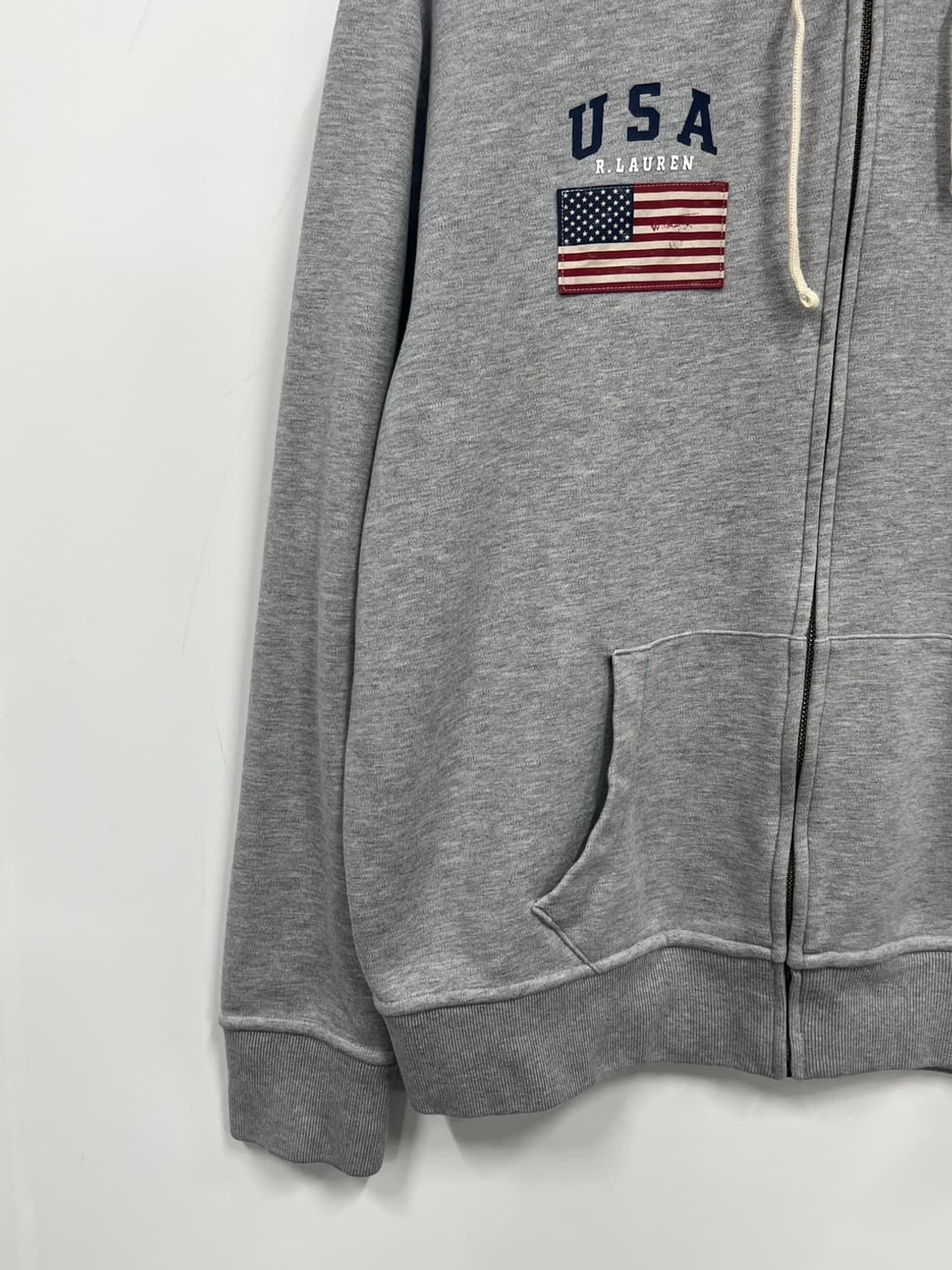 폴로 랄프로렌 USA 성조기 빅포니 로고 풀 후드집업 상품이미지3