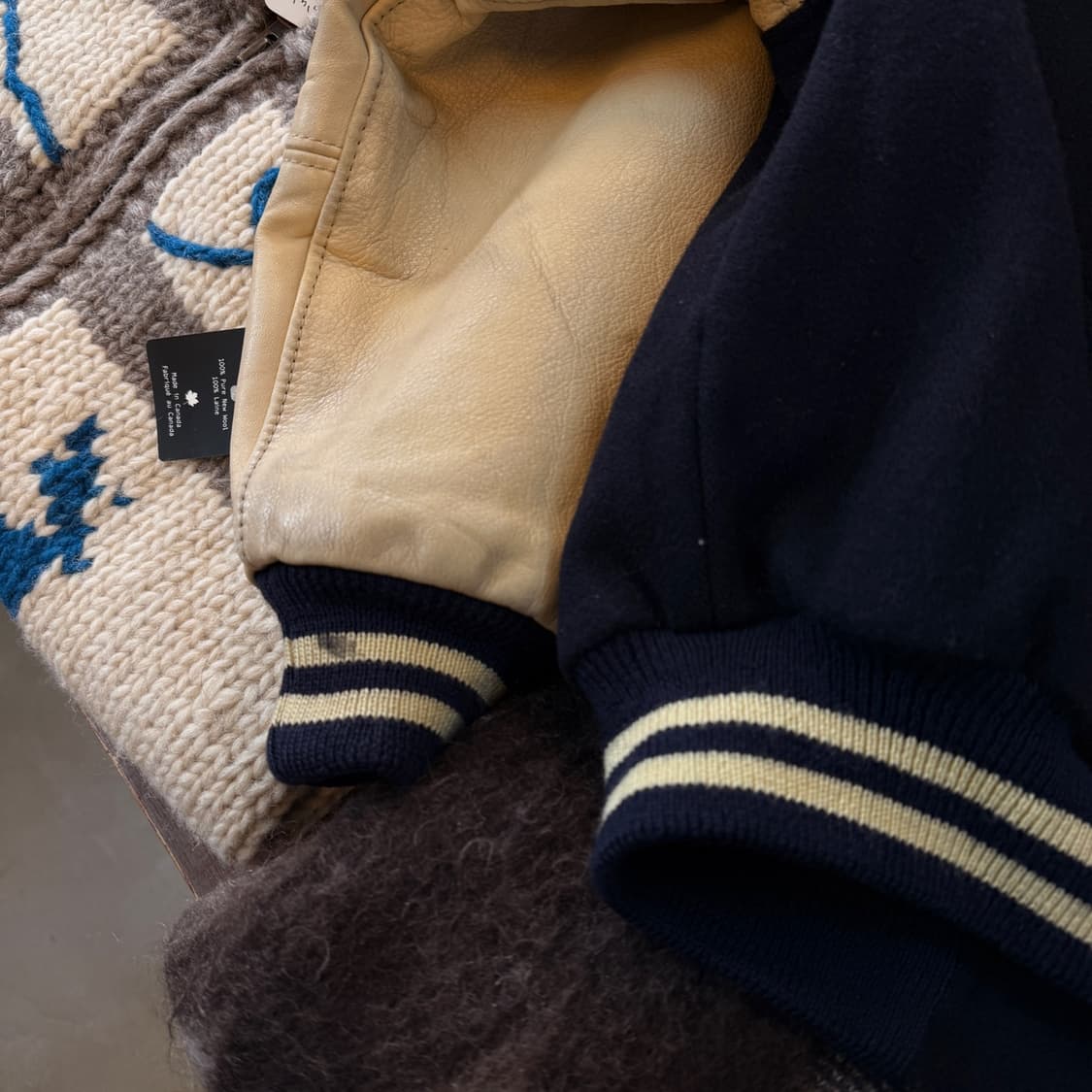 80'S 마이클 잭슨 BAD 반 작 VAN JAC 오리지널 바시티 자켓 상품이미지7