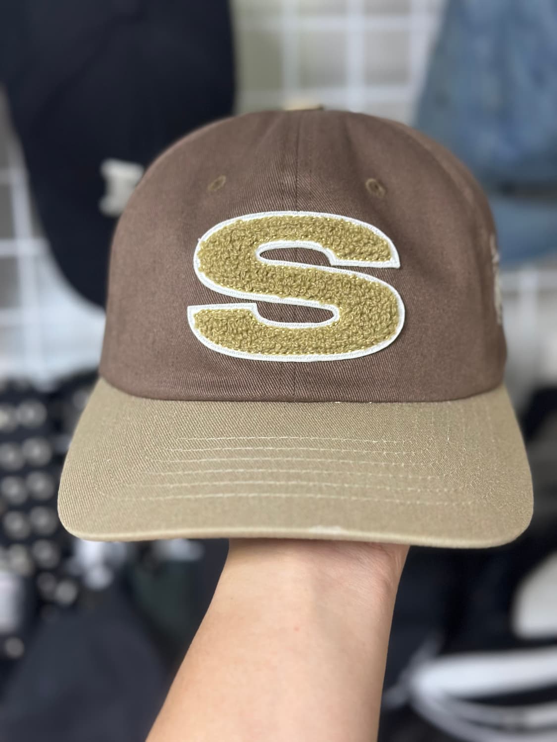 스투시 셔닐 s 로우 프로 캡 브라운 ( 스캇 착용 ) 상품이미지2