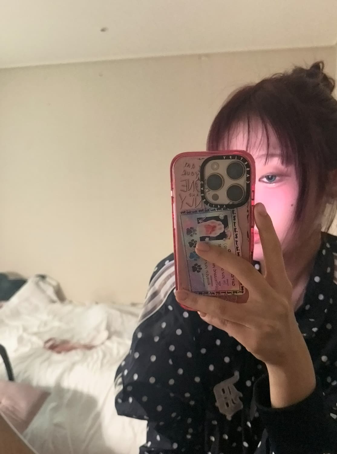 <<유일매물, 공홈 품절>>실착사진⭕️ 도트무늬 져지 바막 상품이미지4