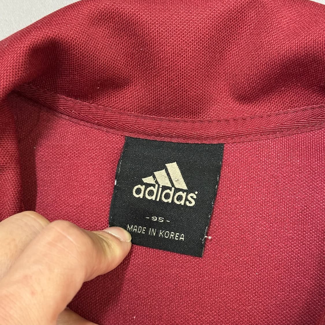 아디다스 버건디 빈티지 져지 95 상품이미지7