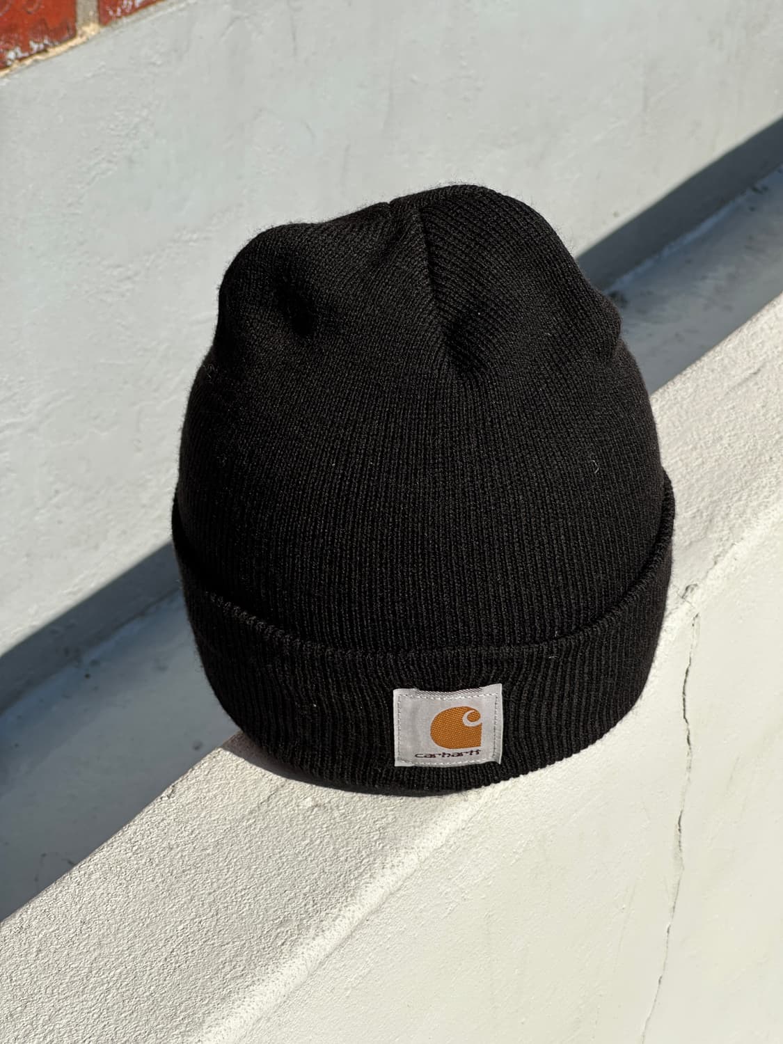 [F] 칼하트 로고 블랙 비니 모자 Canada 상품이미지1