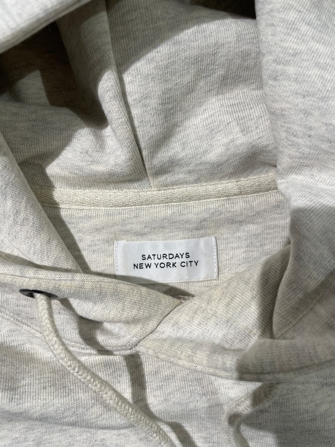 세러데이뉴욕 멜란지 아이보리 디치 밀러 스탠다드 후디 상품이미지7