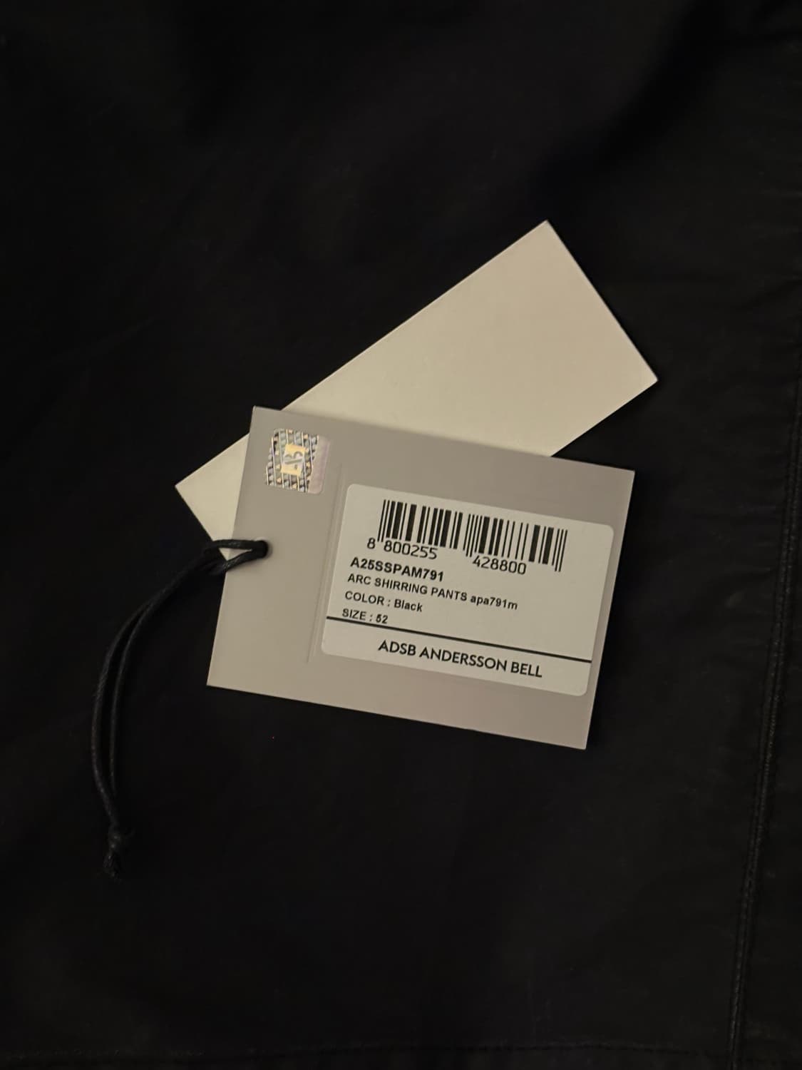 앤더슨벨 ARC 셔링 팬츠 블랙 52(XL-XXL) 상품이미지4