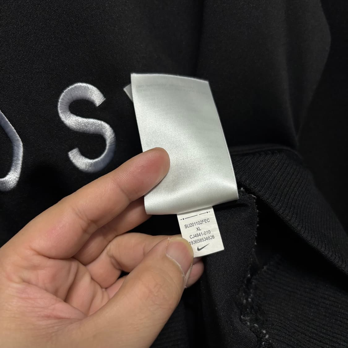 나이키 더블스우시 블랙 맨투맨 상품이미지7