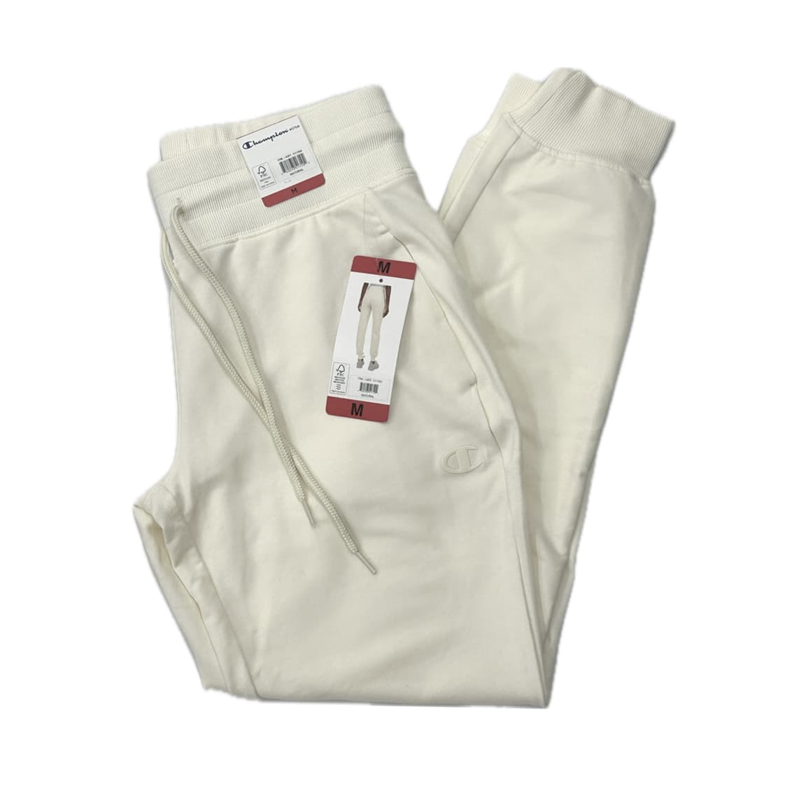 챔피온 아이보리 테리조거팬츠 러닝 운동복 트레이닝바 지 (새것) 상품이미지1