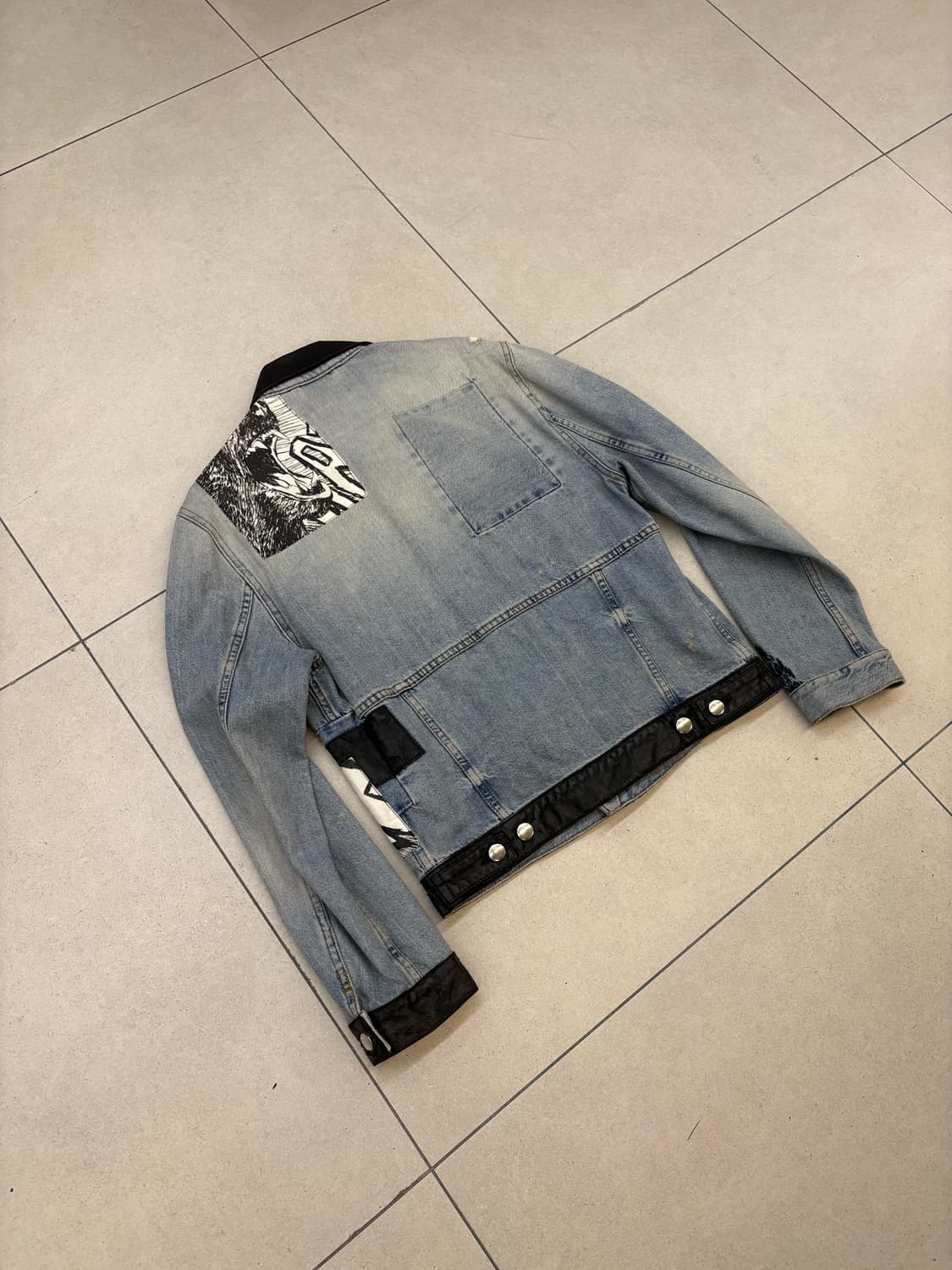 알렉산더맥퀸 패치워크 데님자켓 상품이미지10