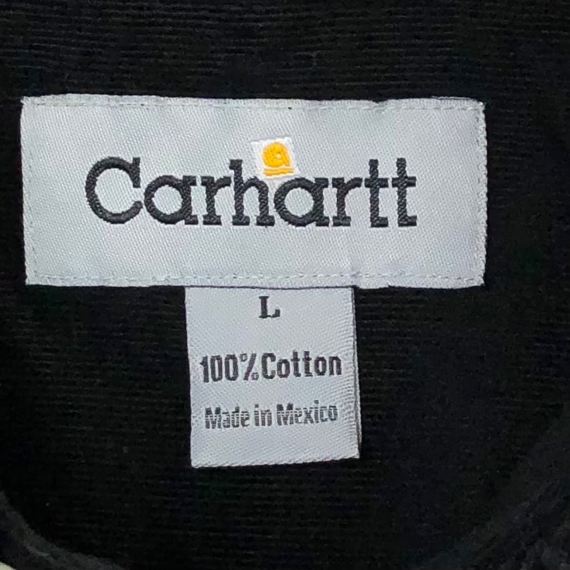 L 칼하트 블랙 코듀로이 셔츠 상품이미지3