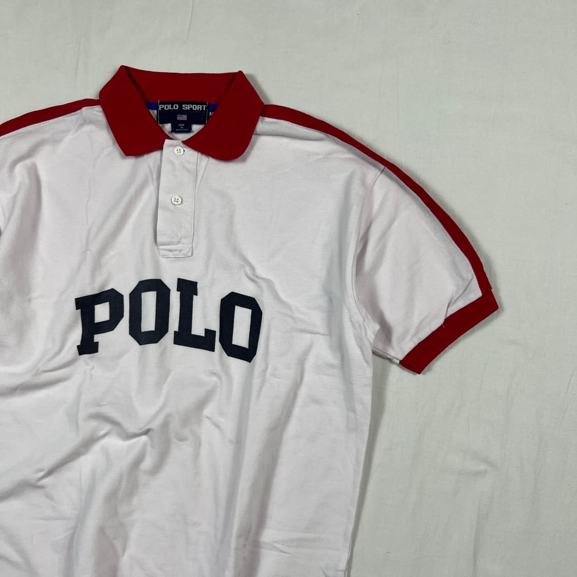 90‘s 폴로스포츠 polo 스펠아웃 반팔 피케셔츠 상품이미지3