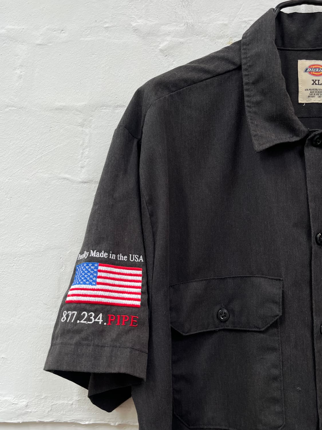 Dickies 디키즈 자수 반팔 셔츠 XL 상품이미지3