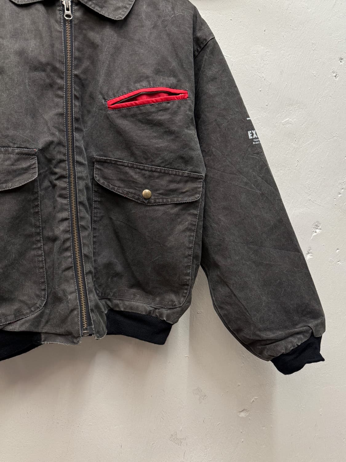 90s Ceronias The Men Faded Trucker Jacke 상품이미지3