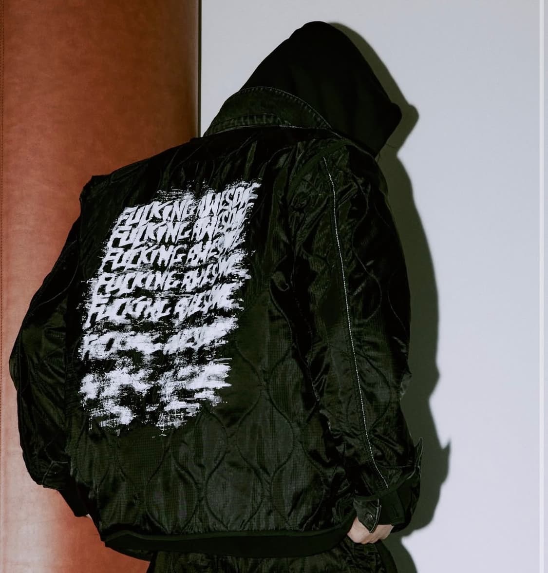 퍼킹 어썸 로고 패디드 라인 데드스탁 자켓 상품이미지6