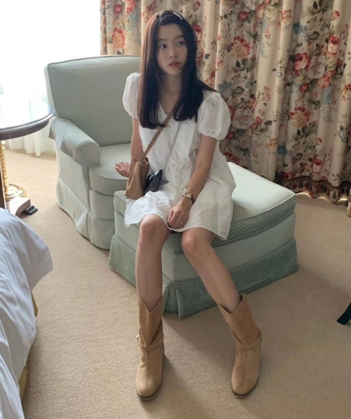타낫 퍼프 슬리브 원피스 24ver. 상품이미지5