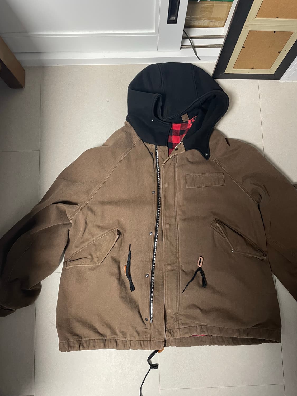 블랙아웃 디트로이트파카 브라운 상품이미지3