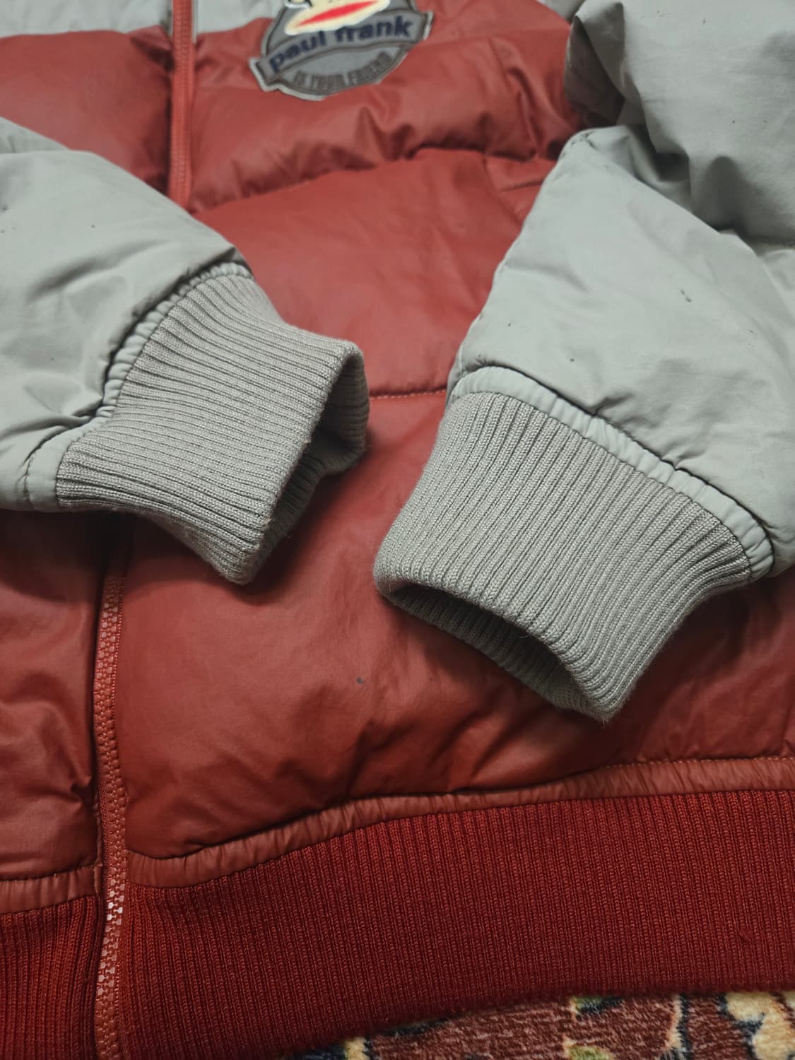 [XL] 홀하우스 폴프랭크 배색 후드 패딩 (남녀공용)
 상품이미지6