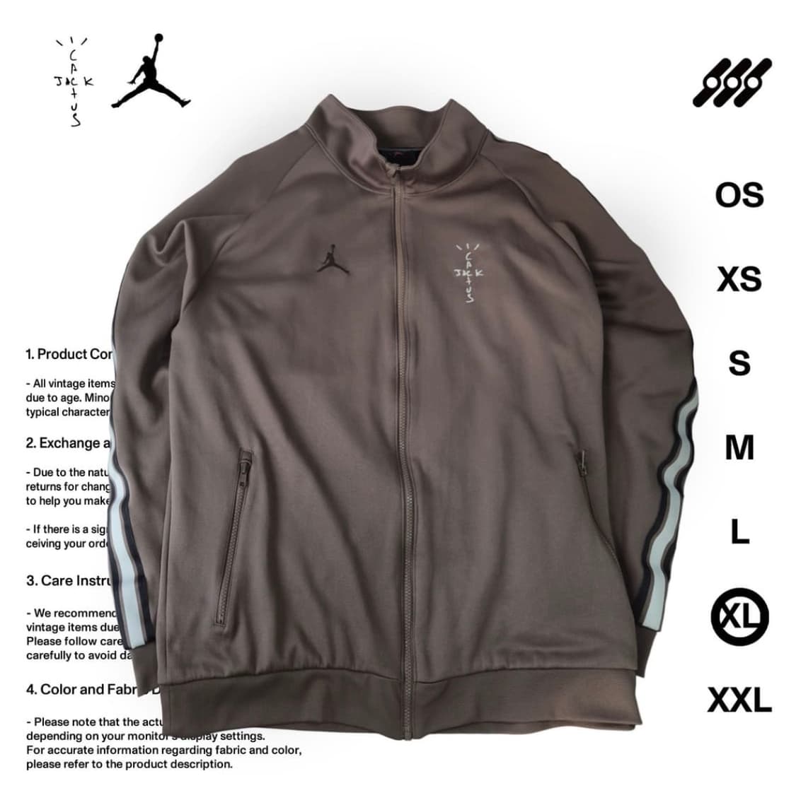 트래비스스캇 조던 트랙자켓 상품이미지1