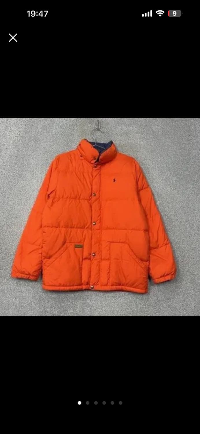 폴로 오렌지 패딩 상품이미지3