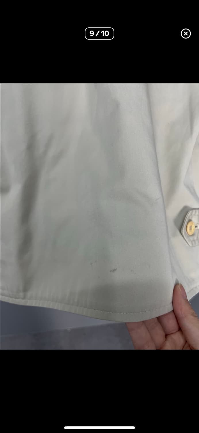 버버리 자수로고 베이지 카라넥 자켓 A3020 상품이미지9