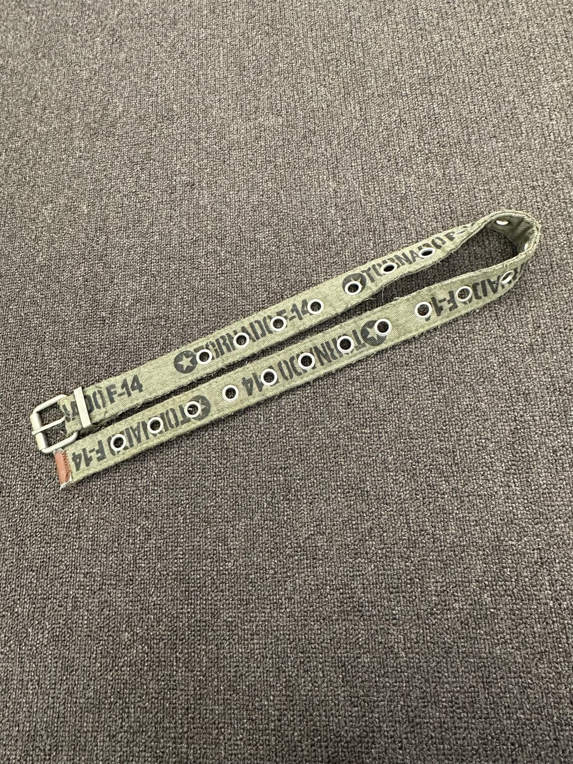 Japanese vintage 레터링 버클 벨트 상품이미지3