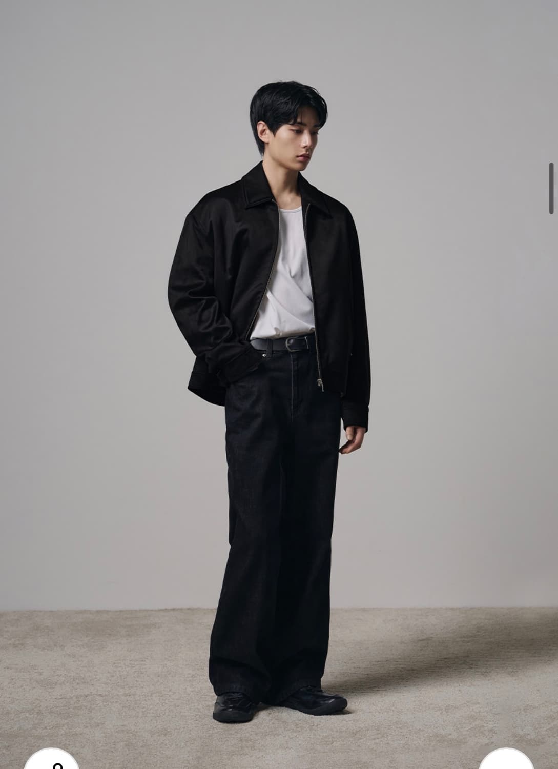 (새상품)(XL) 드로우핏 리에디션 스웨이드 자켓 [BLACK] 상품이미지4