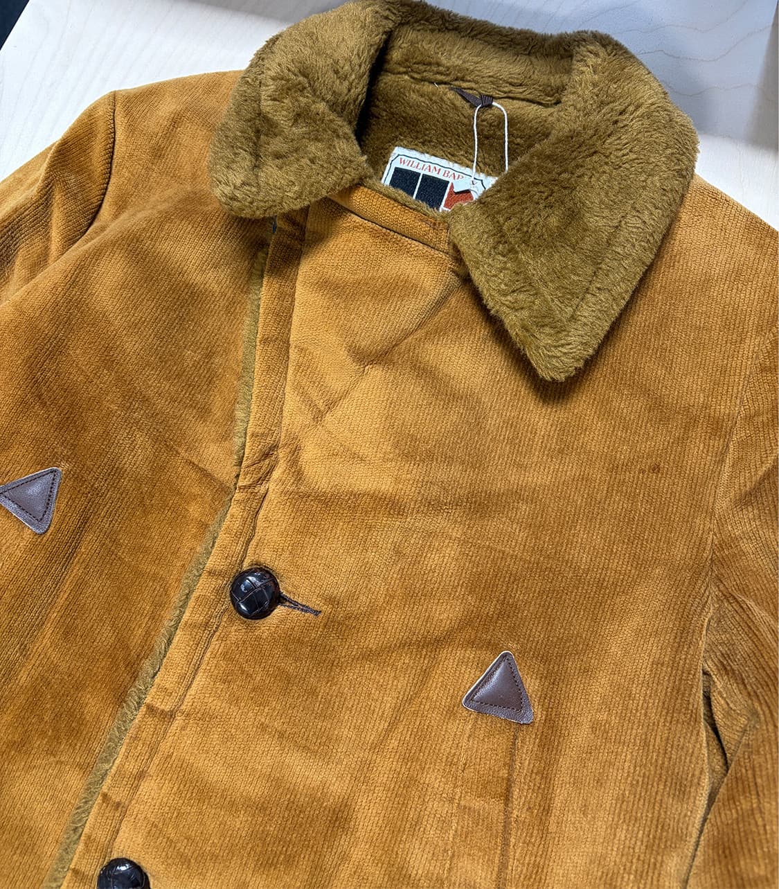 70S USA 빈티지 코듀로이 퍼 자켓 상품이미지5