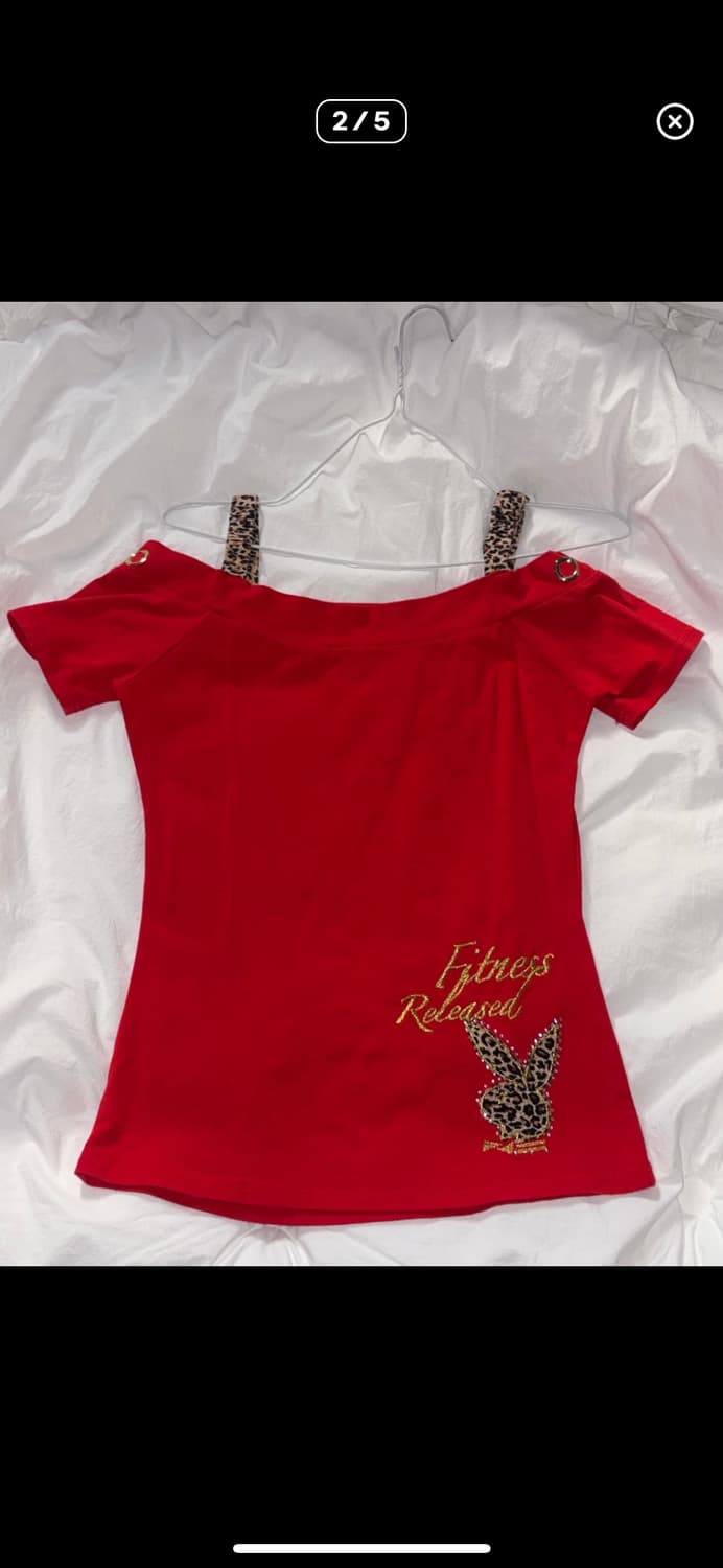 플레이보이 레오파드 대장템 오프숄더 상품이미지2