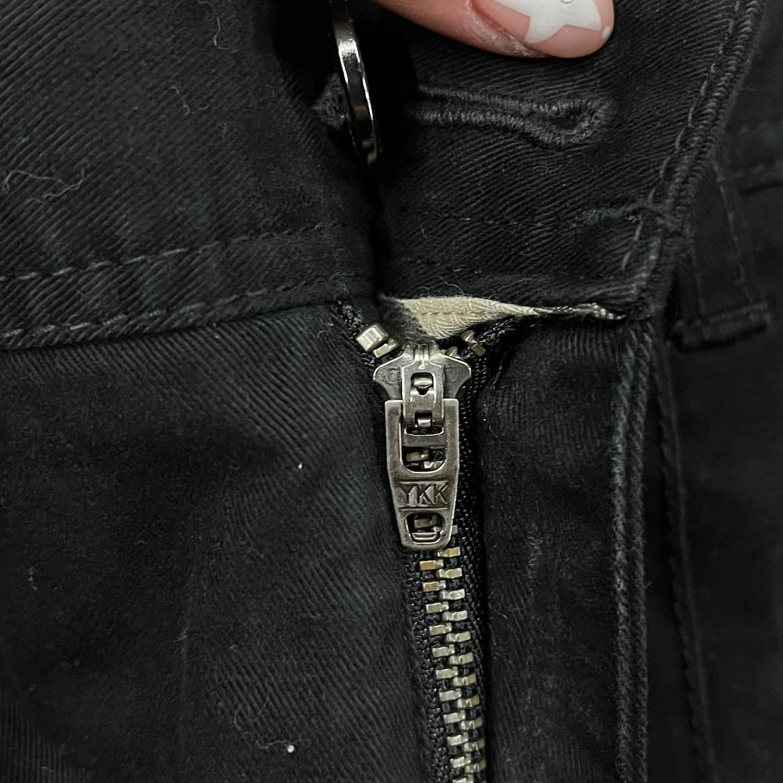 [정품/44] 버버리 블랙 데님 스티치 포인트 b16 상품이미지6