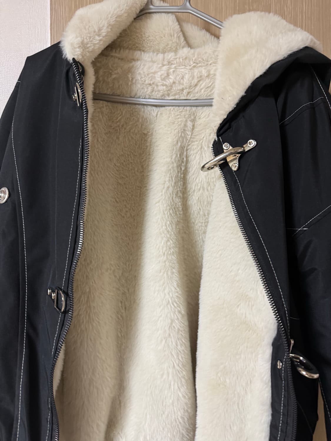 일본 직구 후크 털 자켓 S 상품이미지2